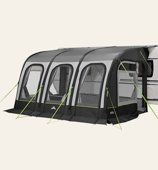 Subbaner początek sezonu przedsionków namiotowych