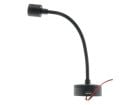 Black Swan LED lampka z portem USB