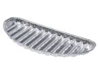 BBQ 32 x 19 x 1,8 cm półokrągła aluminiowa taca - 4 sztuki