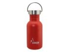 Laken Basic Steel 500ml bidon - Red