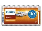 Philips LongLife AAA baterie - 16 sztuk