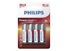 Philips Power Alkaline AA baterie - 4 sztuki