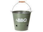 BBQ Ø 27,5 cm wiaderkowy grill węglowy - Matt Green