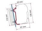 Fiamma F45 adapter do Transit High Roof