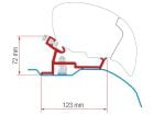 Fiamma F80/F65 adapter do Ducato H2 >2006