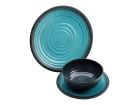 Flamefield Granite Aqua zestaw 12-częściowy