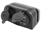 Haba 12 volt + 2x USB gniazdo skrzynka