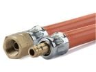 Obelink wąż do gazu 1/4” lewy z szybkozłączem PVC - 3 m
