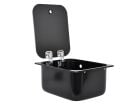 NavyLoad 32 x 26 cm zlew ze szklaną płytą - black