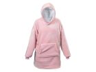 Unique Living oversize bluza z kapturem - Old Pink