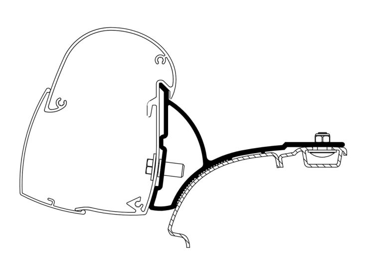 Thule adapter do 5102 VW T5/T6