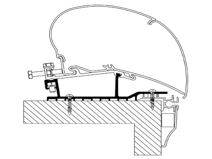 Thule Omnistor adapter do Hobby seria 6/9 2009-2013