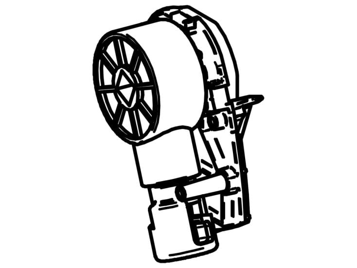 Thule Omnistor zaślepka i mechanizm korbowy 5102 lewy