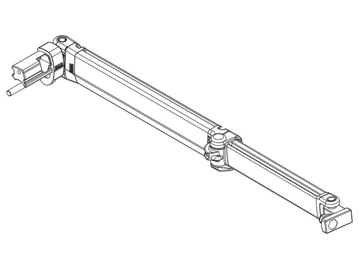 Fiamma ramię przegubowe lewe F45S 300-450