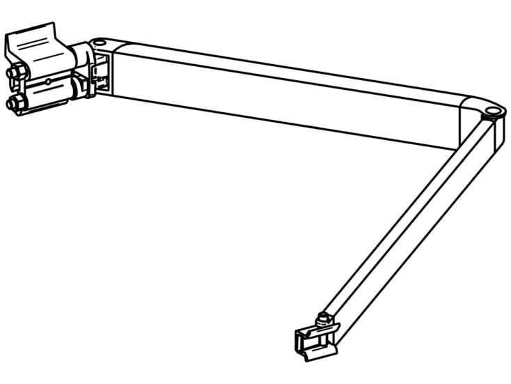 Thule Omnistor 5102 ramię przegubowe lewe