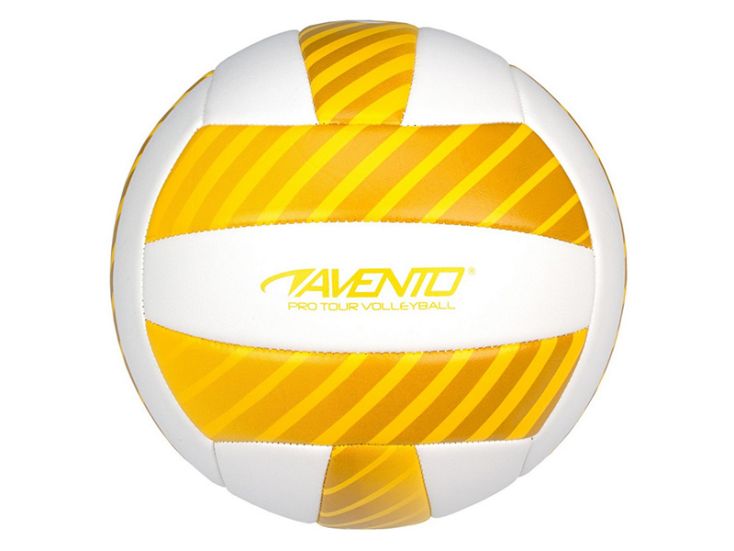 Avento piłka do siatkówki ze sztucznej skóry - Yellow