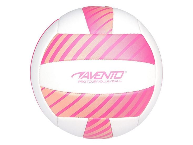 Avento piłka do siatkówki ze sztucznej skóry - Pink