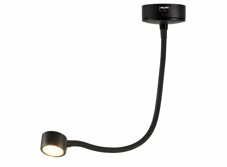 Cantanzaro flex LED lampka z portem USB