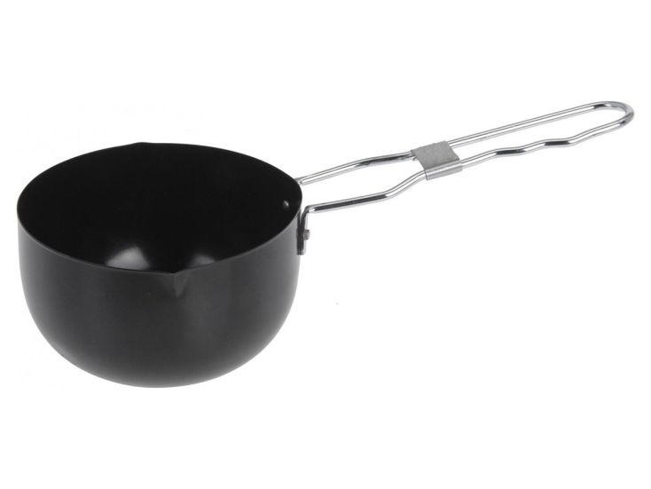 RVS barbecue garnek do sosu z pędzelkiem