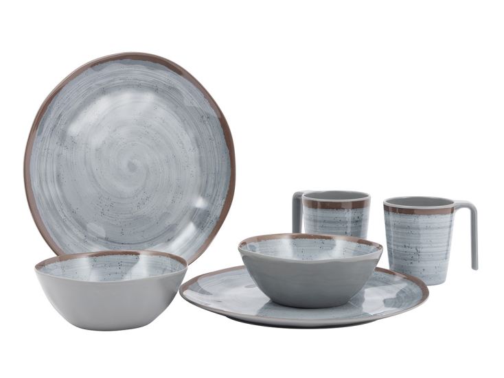 Bo-Camp Halo Grey serwis - 6-częściowy