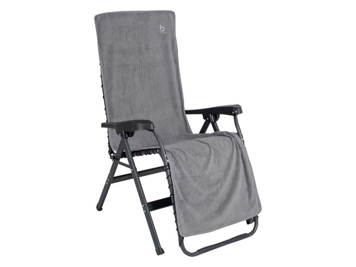 Bo-Camp rozmiar L 180 x 58 cm pokrowiec na krzesło szary