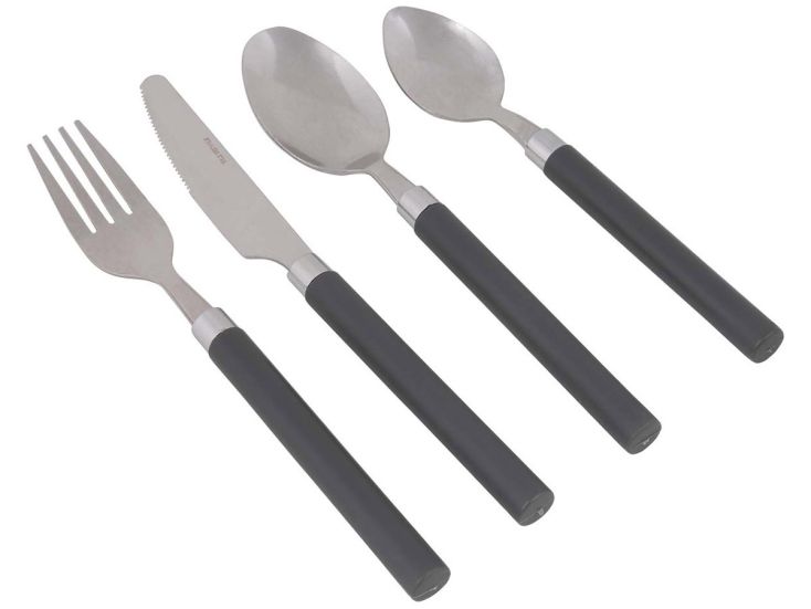 Bo-Camp RVS zestaw sztućców - 16-częściowy