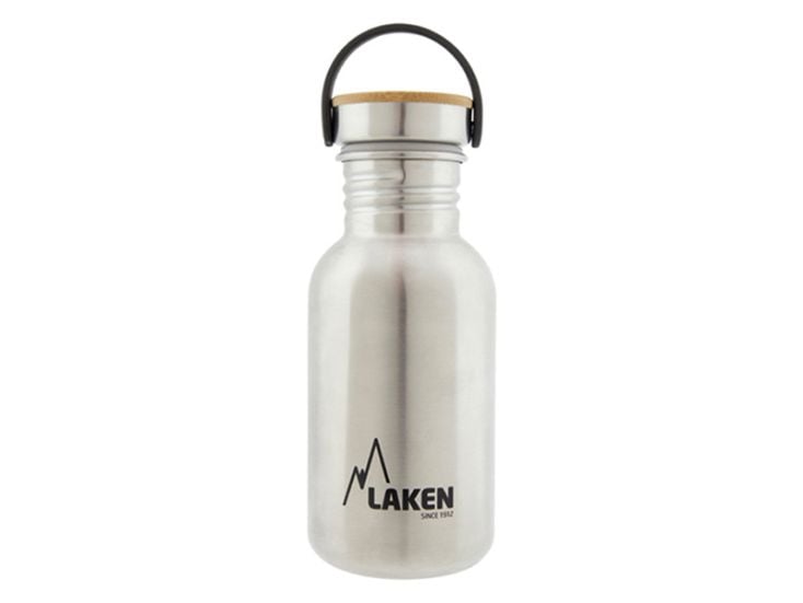 Laken Basic Bamboo 500ml bidon - Silver
