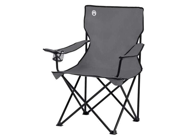 Coleman Quad Chair Grey krzesło składane