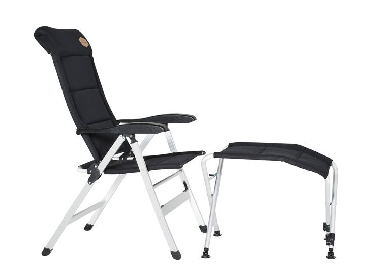 Obelink Corsa krzesło z podnóżkiem - Black