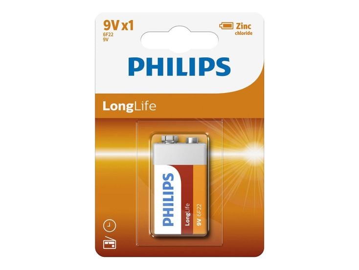 Philips LongLife 9V bateria