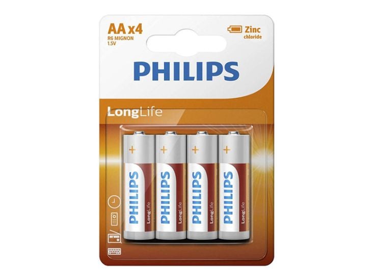 Philips LongLife AA baterie - 4 sztuki