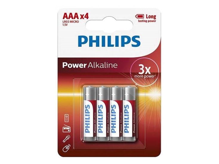 Philips Power Alkaline AAA baterie - 4 sztuki