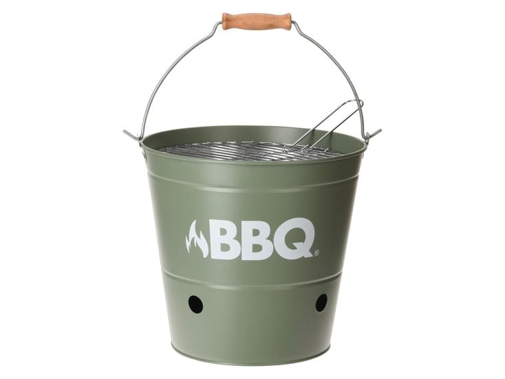 BBQ Ø 27,5 cm wiaderkowy grill węglowy - Matt Green