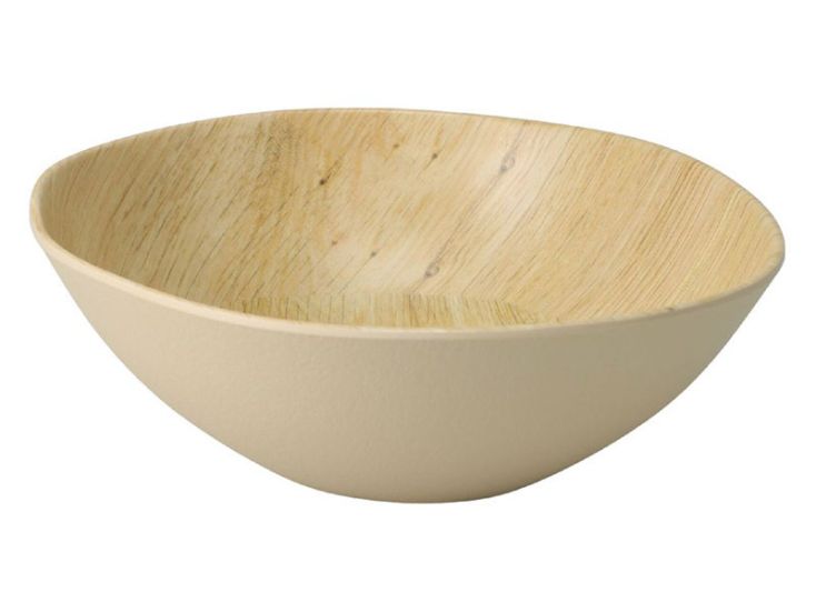 Excellent Houseware miska w imitacji drewna - Ø 18 cm