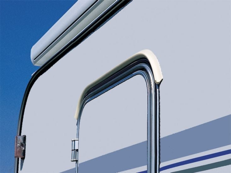 Fiamma Drip Stop rynna do przyczepy kempingowej bialy 75 cm