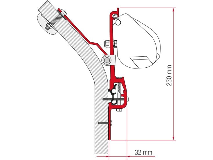 Fiamma F35 adapter Eriba Touring