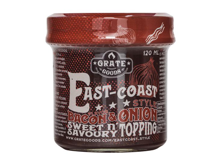 Grate Goods East-Coast style bacon & onion topping pasta