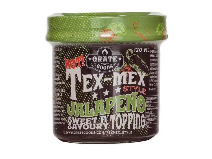 Grate Goods Tex-Mex style jalapeno topping pasta