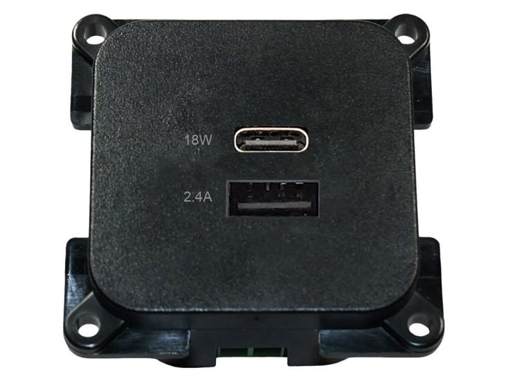 Haba C-line USB A+C gniazdko