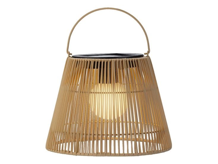 Lumineo Natural solar lampa z wikliny