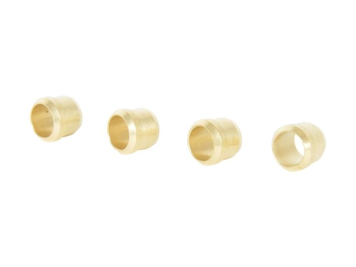 Obelink pierścienie zaciskowe z mosiądzu - 8 mm