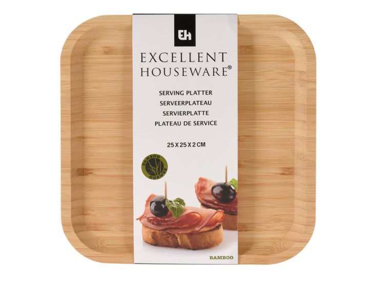 Excellent Houseware bamboe taca