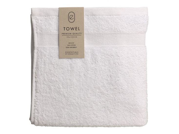 50 x 100 cm White ręcznik
