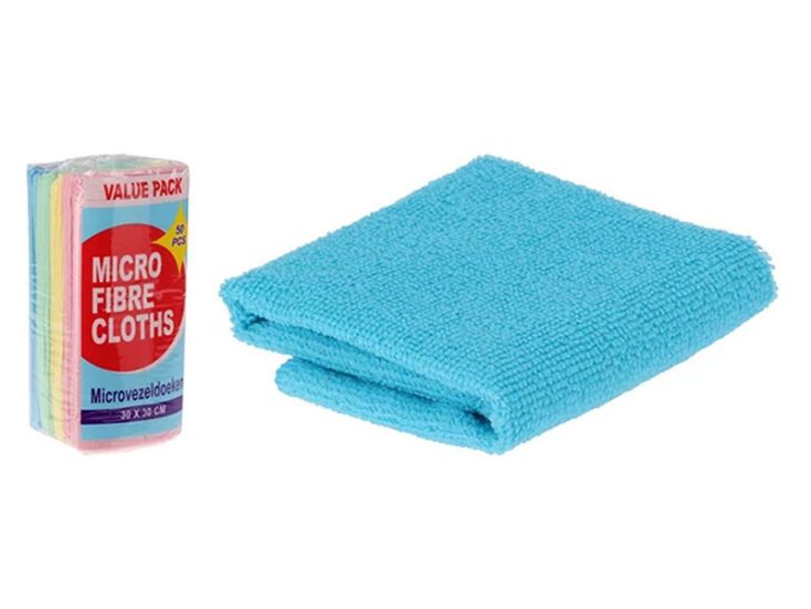 Ściereczki z mikrofibry - 50 sztuk