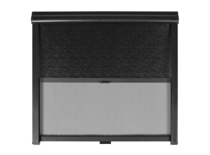 Obelink Velum roleta kombinowana czarna – 100 x 70 cm