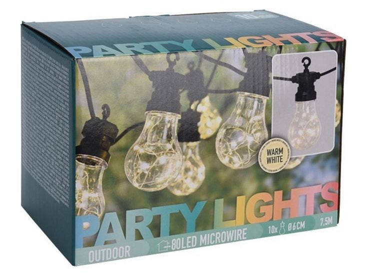 Party Lights 80 LED oświetlenie dekoracyjne z mikro-przewodami