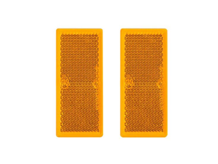 ProPlus prostokątny odblask samoprzylepny - Orange