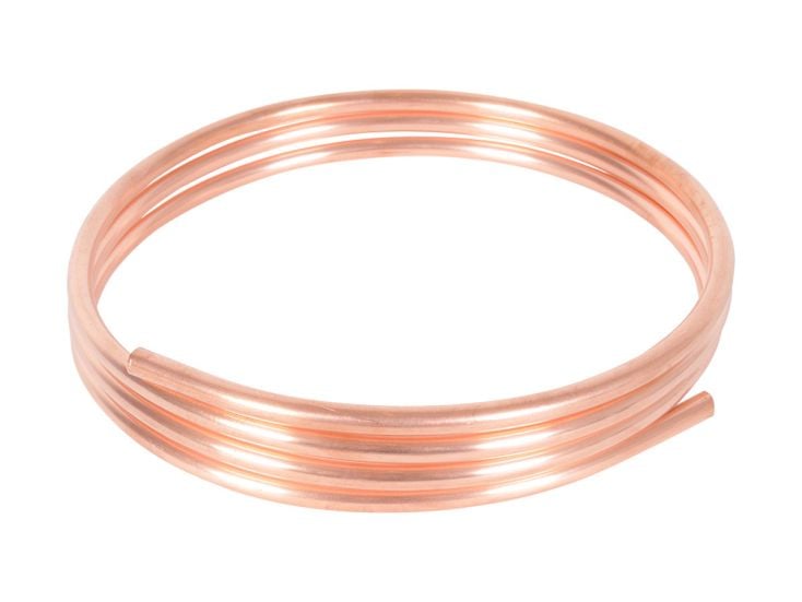 Obelink 8 mm miedziana rurka do gazu - 2 m