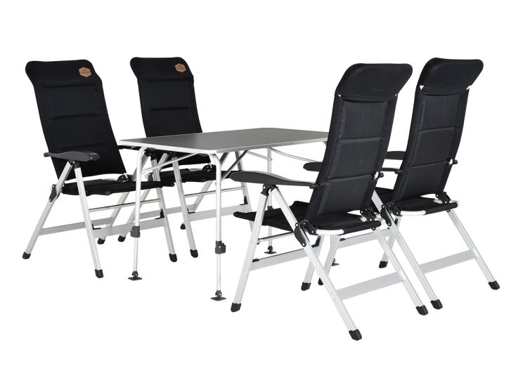 Obelink Abruzzo Superlight 120 i Corsa Black stół z krzesłami zestaw