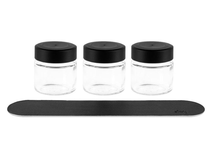 Silwy 3-częściowy 125 ml zestaw pojemników na przyprawy z magnesem